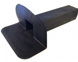 Naissance d'angle EPDM - 65x100 mm lg 425 mm